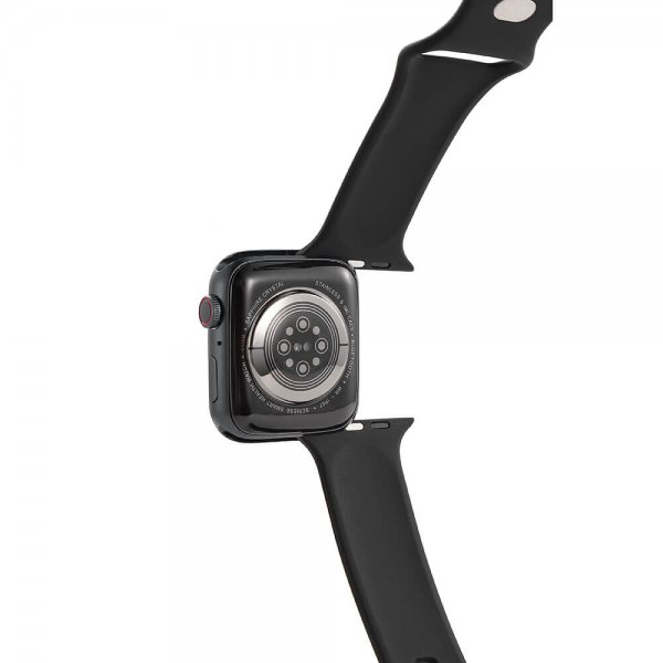 Gear Apple Watch 44/45/46mm/Apple Watch Ultra Silikone Rem Sort