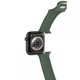 Gear Apple Watch 44/45/46mm/Apple Watch Ultra Armbånd Silikone Olivengrøn