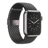 Gear Apple Watch 44/45/46mm/Apple Watch Ultra Armbånd Flettet Nylon Sort