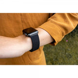 Gear Apple Watch 44/45/46mm/Apple Watch Ultra Armbånd Flettet Nylon Sort