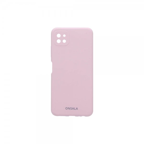Onsala Samsung Galaxy A22 5G Cover Silikone Sand Pink