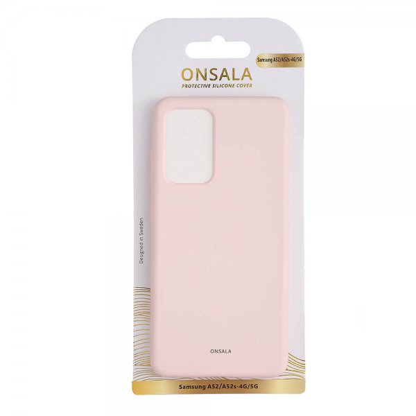 Onsala Samsung Galaxy A52/A52s 5G Cover Silikone Sand Pink
