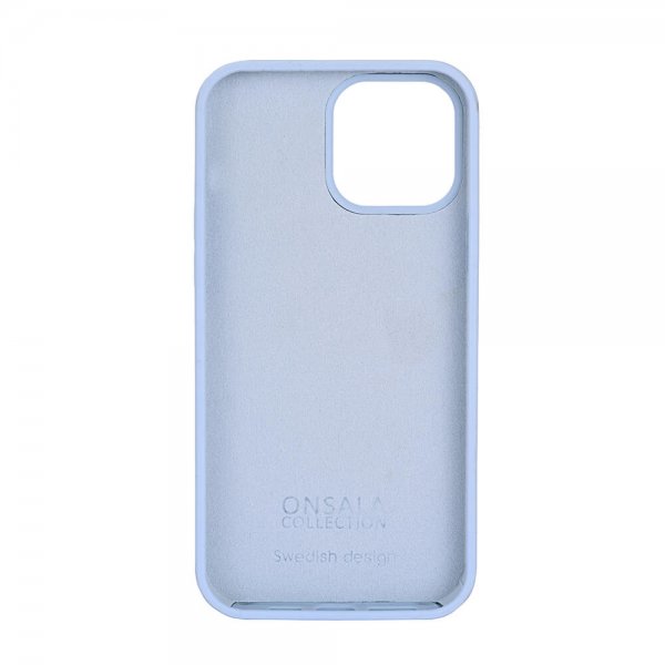 Onsala iPhone 13 Pro Max Cover Silikone Lyseblå