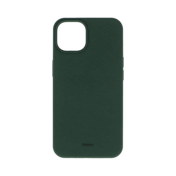 Onsala iPhone 13 Cover Silikone Olive Green