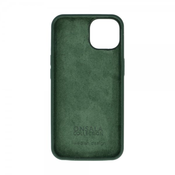Onsala iPhone 13 Cover Silikone Olive Green
