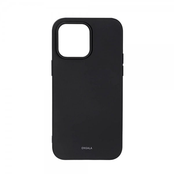 Onsala iPhone 14 Pro Max Cover Silikone Sort
