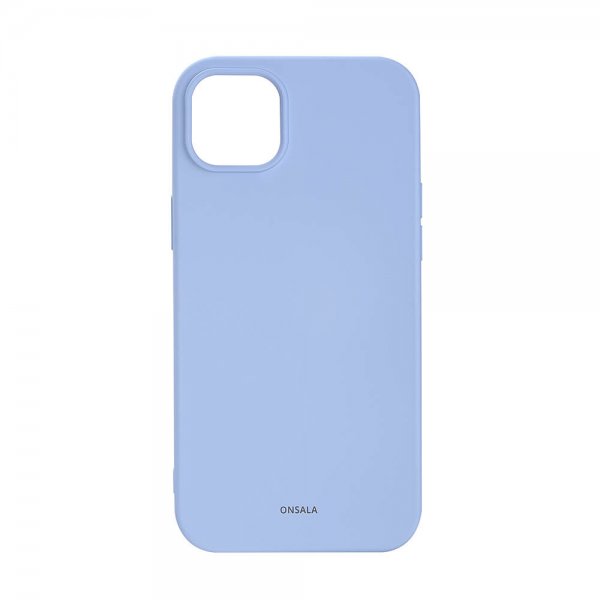 Onsala iPhone 14 Plus Cover Silikone Lyseblå