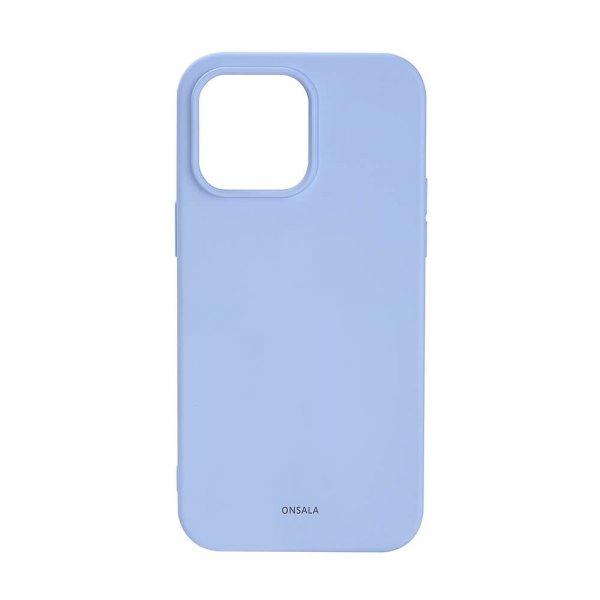 Onsala iPhone 14 Pro Max Cover Silikone Lyseblå
