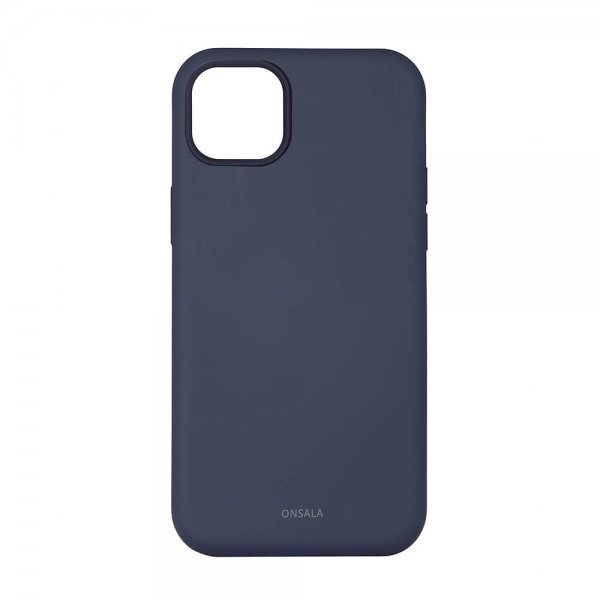 Onsala iPhone 14 Plus Cover Silikone Mørkeblå