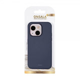 Onsala iPhone 14 Pro Cover Silikone Mørkeblå