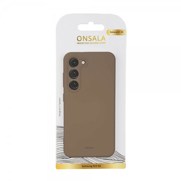 Onsala Samsung Galaxy S23 Cover Silikone Summer Sand
