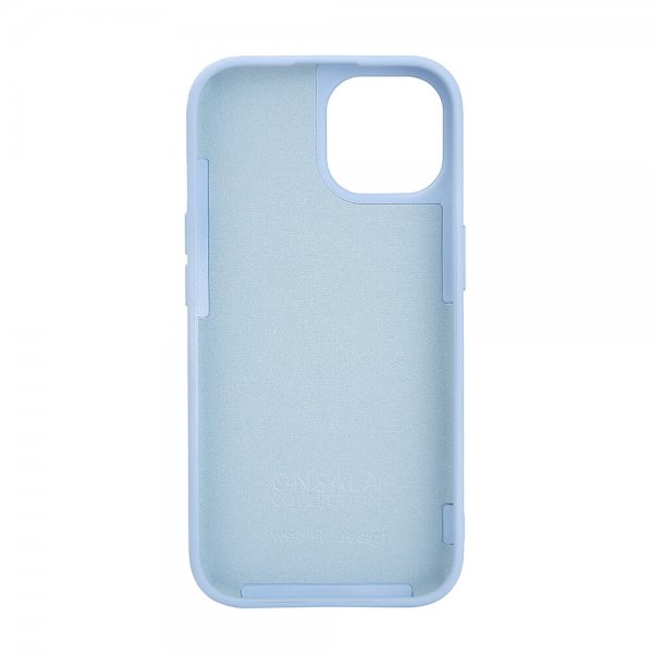 Onsala iPhone 15 Cover Silicone Touch MagSeries Lyseblå