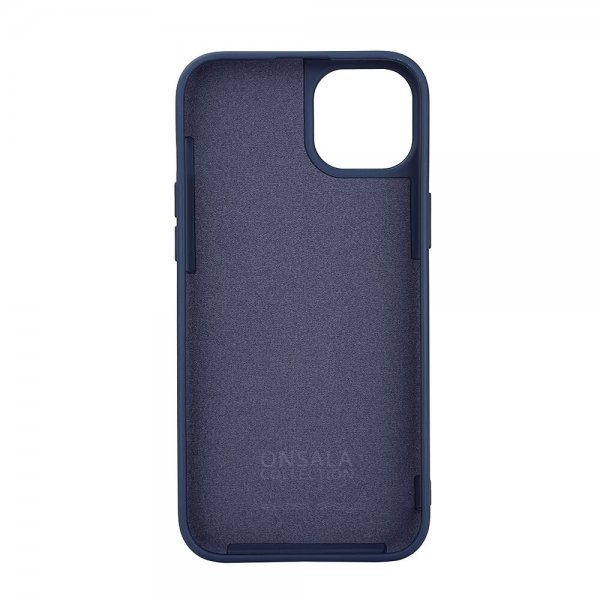 Onsala iPhone 15 Plus Cover Silicone Touch MagSeries Mørkeblå