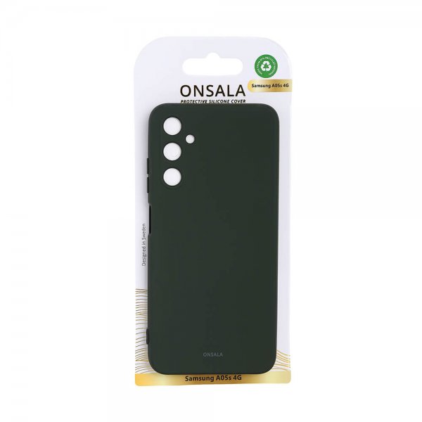 Onsala Samsung Galaxy A05s Cover Silikone Olivengrøn