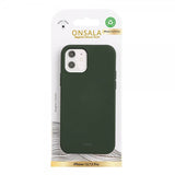 Onsala iPhone 12/iPhone 12 Pro Cover Silikonefornemmelse Olive Green