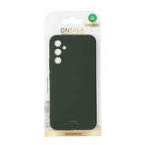 Onsala Samsung Galaxy A35 Cover Silikonefornemmelse Olive Green