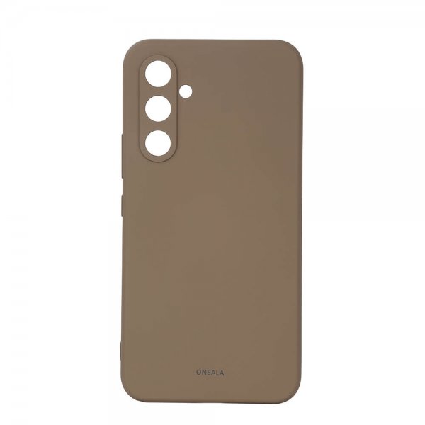 Onsala Samsung Galaxy A55 Cover Silikonefølelse Brun