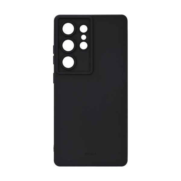 Onsala Samsung Galaxy S25 Ultra Cover Silikonefølelse Sort
