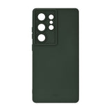 Onsala Samsung Galaxy S25 Ultra Cover Silikonefølelse Olivengrøn
