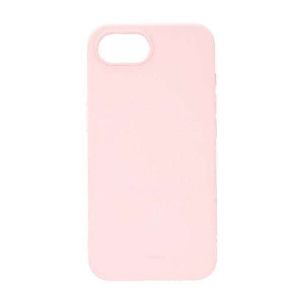 Onsala iPhone 16e/17e Cover Silikonefornemmelse Chalk Pink