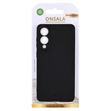 Onsala Samsung Galaxy S25 Edge Cover Silikonefølelse Sort