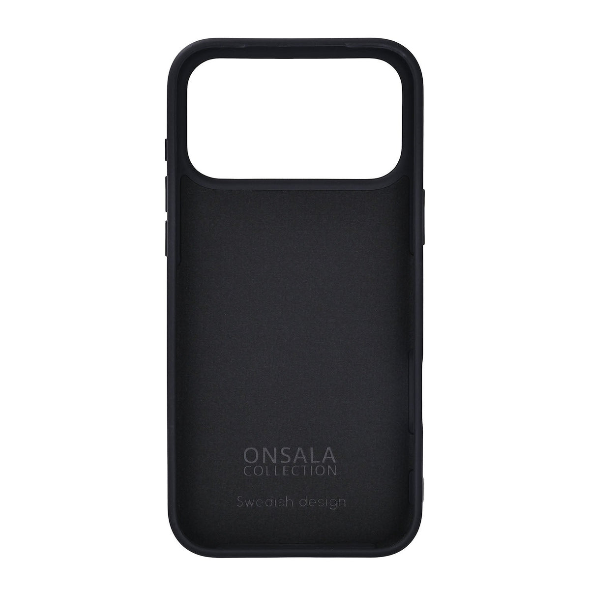 Onsala iPhone 17 Pro Max/iPhone 18 Pro Max Cover med silikonefølelse Sort