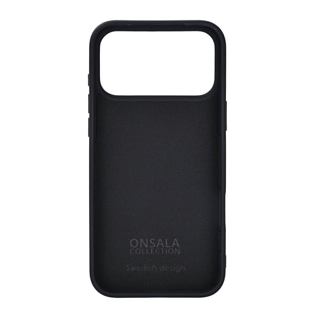 Onsala iPhone 17 Pro Max/iPhone 18 Pro Max Cover med silikonefølelse Sort