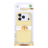 Onsala iPhone 17 Pro/iPhone 18 Pro Cover med silikonefølelse Lemon