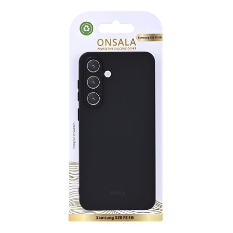 Onsala Samsung Galaxy S26 FE Cover Silikonfølelse Sort