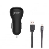 Gear Billader 1xUSB 1A Lightning Kabel 1m MFI Sort