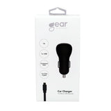 Gear Billader 1xUSB 1A Micro-USB kabel 1m Sort