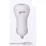 Gear Billader 1xUSB 1A Micro-USB Kabel 1m Hvid