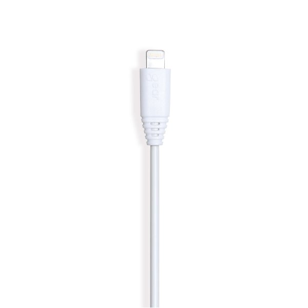 Gear Ladekabel Lightning til USB-A 0.3m MFI Hvid