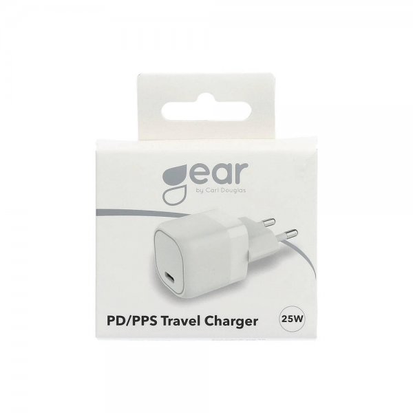 Gear Oplader 1xUSB-C PD/PPS 25W Hvid