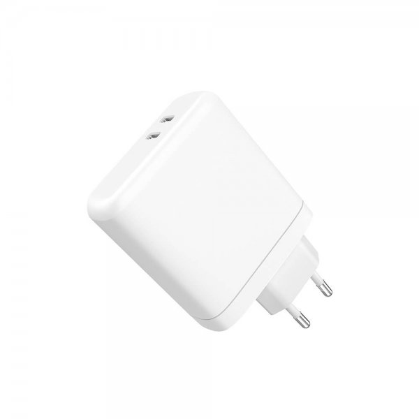 Gear Oplader 2xUSB-C PD 60W Hvid