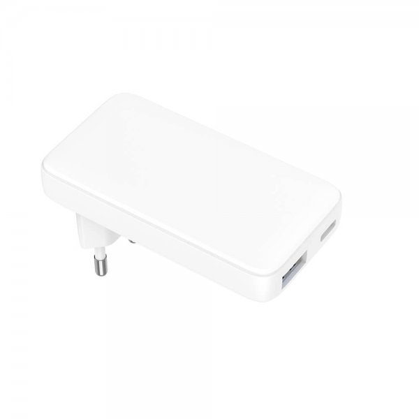 Gear Oplader Flat PD/PPS Travel Charger 36W + QC 18W Hvid