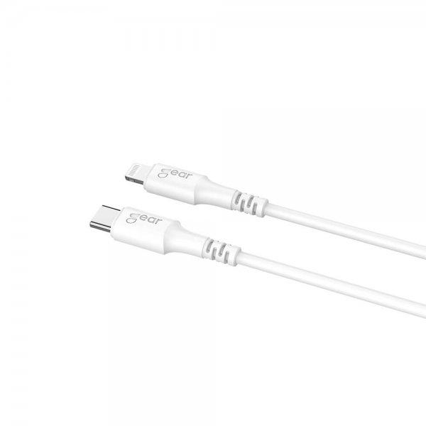 Gear Kabel Lightning til USB-C MFI 0.5m Hvid