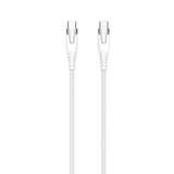 Gear Kabel Kevlar USB-C til USB-C 1.5m Hvid