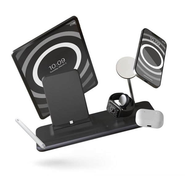 Zens 4-i-1 iPad/MagSafe trådløs oplader