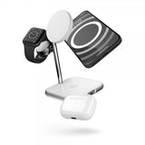 Zens 4-i-1 MagSafe/Watch trådløs opladningsstation Hvid
