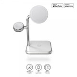 Zens 4-i-1 MagSafe/Watch trådløs opladningsstation Hvid