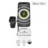 Zens 4-i-1 MagSafe/Watch trådløs opladningsstation Hvid