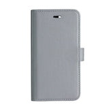 Onsala iPhone X/Xs Cover Ægte Læder Grå