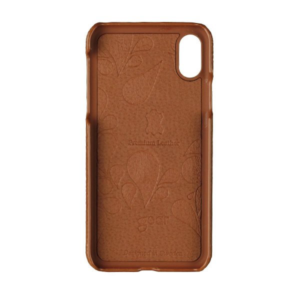 Onsala iPhone X/Xs Cover Ægte Læder Brun