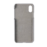 Onsala iPhone X/Xs Cover Ægte Læder Grå