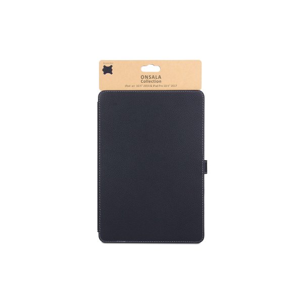 Onsala iPad Air 2019 (gen 3) Etui Ægte Læder Sort