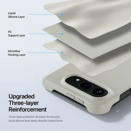 Dux Ducis iPhone Duo Cover Piel Series MagSafe Beige