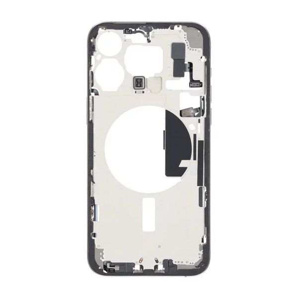 Midterramme med smådele til iPhone 15 Pro Max - Naturlig Titanium OEM