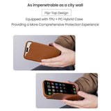 Nillkin iPhone 17 Pro/iPhone 18 Pro Etui Qin Pro Sort