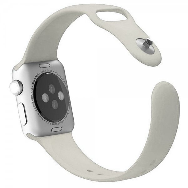 Apple Watch 44/45/46mm/Apple Watch Ultra Armbånd Silikone Beige